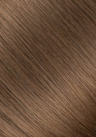 Ash Brown (8) Clip-In Hair Extensions