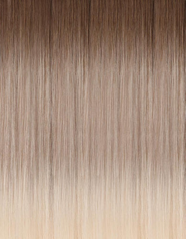 Cool Mochachino Brown/White Blonde Hair Extensions