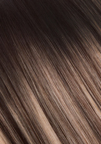 Dark Brown/Dirty Blonde (2/18) Highlight Clip-In Hair Extensions