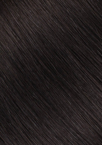 Off Black (1B) Clip-In Hair Extensions