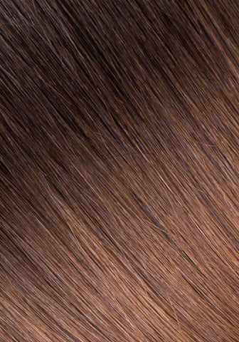 Rooted ROOTED Off Black/Almond Brown (1B/7) Clip-In Hair Extensions