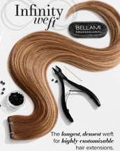 Copy of BELLAMI Professional Andrew Fitzsimons Ponytail 24" 120g Jet Black #1 Natural Hair Extensions