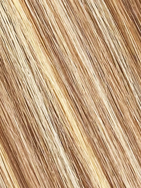 BELLAMI Professional Silk Seam | 55g 22" Volumizing Weft Ash Bronde (H21/60/16) Highlight Clip-In Hair Extension