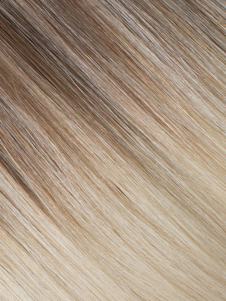 BELLAMI Professional Tape-In 20" 50g  Ash Brown/Ash Blonde #8/#60 Balayage Straight Hair Extensions