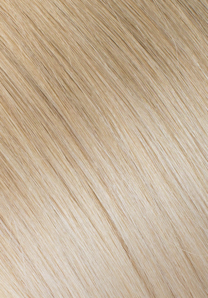 BELLAMI Professional Hand-Tied Weft 14" 48g Ash Brown/Golden Blonde #8/#610 Ombre Hair Extensions