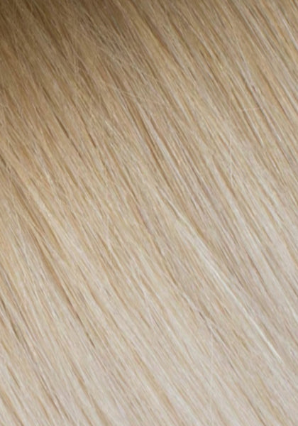 BELLAMI Professional Hand-Tied Weft 14" 48g Ash Brown/Golden Blonde #8/#610 Rooted Hair Extensions