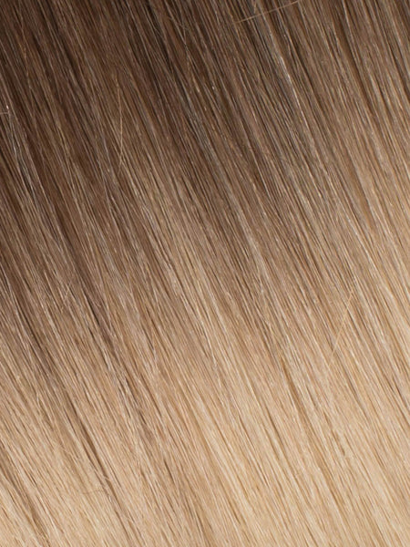 BELLAMI Professional Infinity Weft | 16" 60g Brown Blonde #8/#12 Rooted Hair Extensions