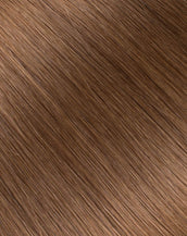 BELLAMI Professional Infinity Weft | 16" 60g Chestnut Brown #6 Natural Hair Extensions