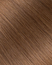 BELLAMI Professional Tape-In 20" 50g  Chestnut Brown #6 Natural Straight Hair Extensions