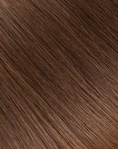 BELLAMI Professional Silk Seam | 65g 26" Volumizing Weft Chocolate Brown (4) Natural Clip-In Hair Extension