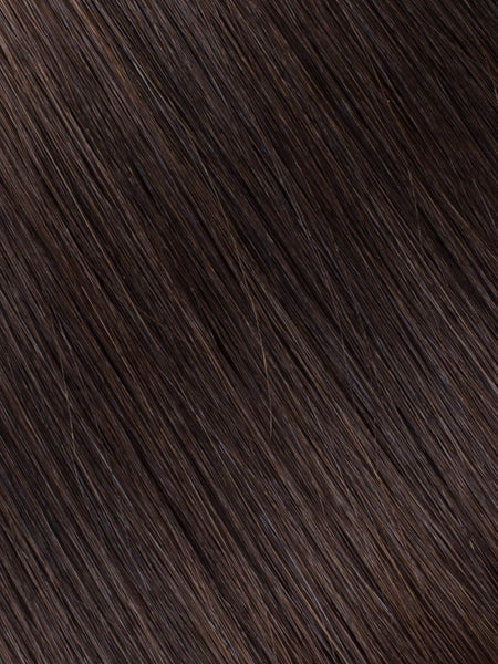 BELLAMI Professional Silk Seam™ | 360g 26" Dark Brown (2) Natural Clip-In Hair Extensions