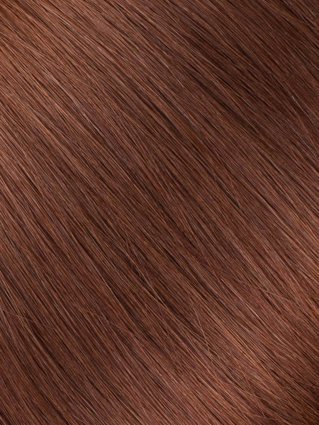 BELLAMI Professional Flex Weft 16" 120g Dark Chestnut Brown #10 Natural Hair Extensions