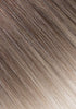 BELLAMI Professional Infinity Weft 20" 80g Dark Brown/Creamy Blonde #2/#24 Ombre Hair Extensions