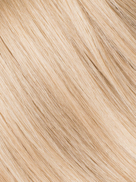 BELLAMI Professional Silk Seam | 50g 20" Volumizing Weft Dirty Blonde (18) Natural Clip-In Hair Extension