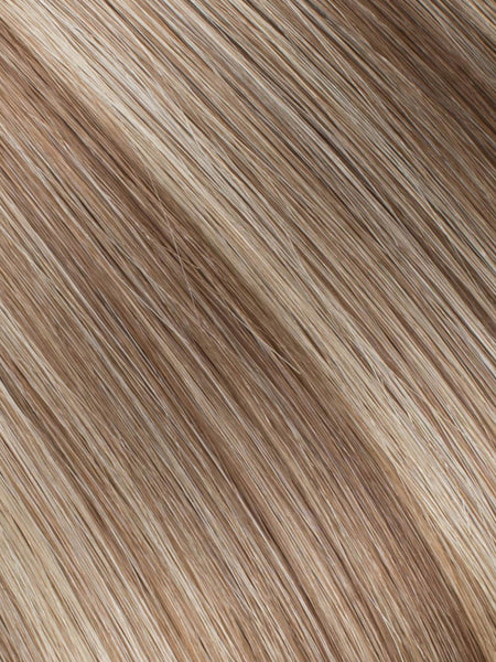 BELLAMI Professional Infinity Weft | 24" 90g Hot Toffee Blonde #6/#18 Highlights Hair Extensions