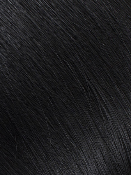 BELLAMI Silk Seam 65g 26" Volumizing Weft Jet Black (1) Natural Clip-In Hair Extension