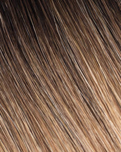 BELLAMI Professional Infinity Weft 24" 90g Mochachino Brown/Caramel Blonde #1C/18/46 Rooted Hair Extensions