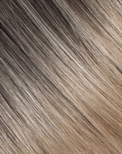 BELLAMI Professional Infinity Weft | 16" 60g Mochachino Brown/Dirty Blonde #1C/18 Balayage Hair Extensions