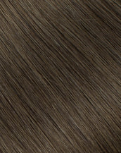 BELLAMI Professional Silk Seam | 65g 26" Volumizing Weft Walnut Brown (3) Natural Clip-In Hair Extension