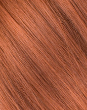 BELLAMI Silk Seam 65g 26" Volumizing Weft Vibrant Red (33) Natural Clip-In Hair Extension