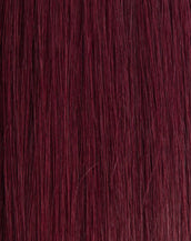 BELLAMI Silk Seam 65g 26" Volumizing Weft Straight Mulberry Wine Natural Clip-In Hair Extension