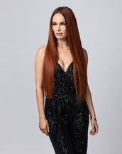 BELLAMI Silk Seam 26" 360g Spiced Crimson Natural Clip-In Hair Extensions