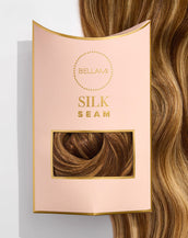 BELLAMI Silk Seam 22" 240g Dirty Brunette Highlight Clip-In Hair Extensions